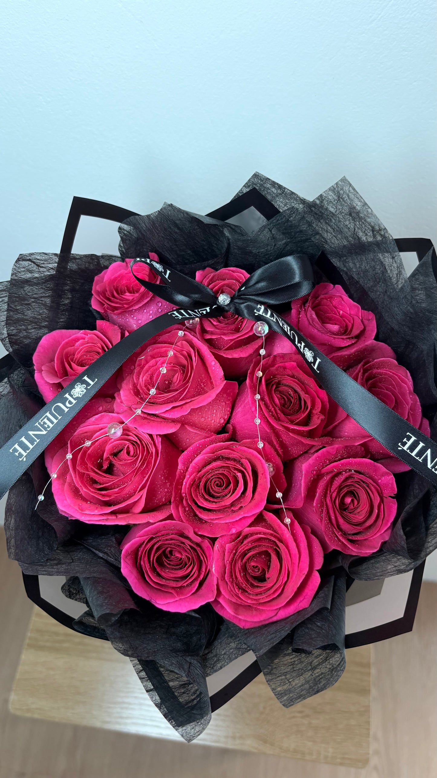 Hot Pink Rose Bouquet