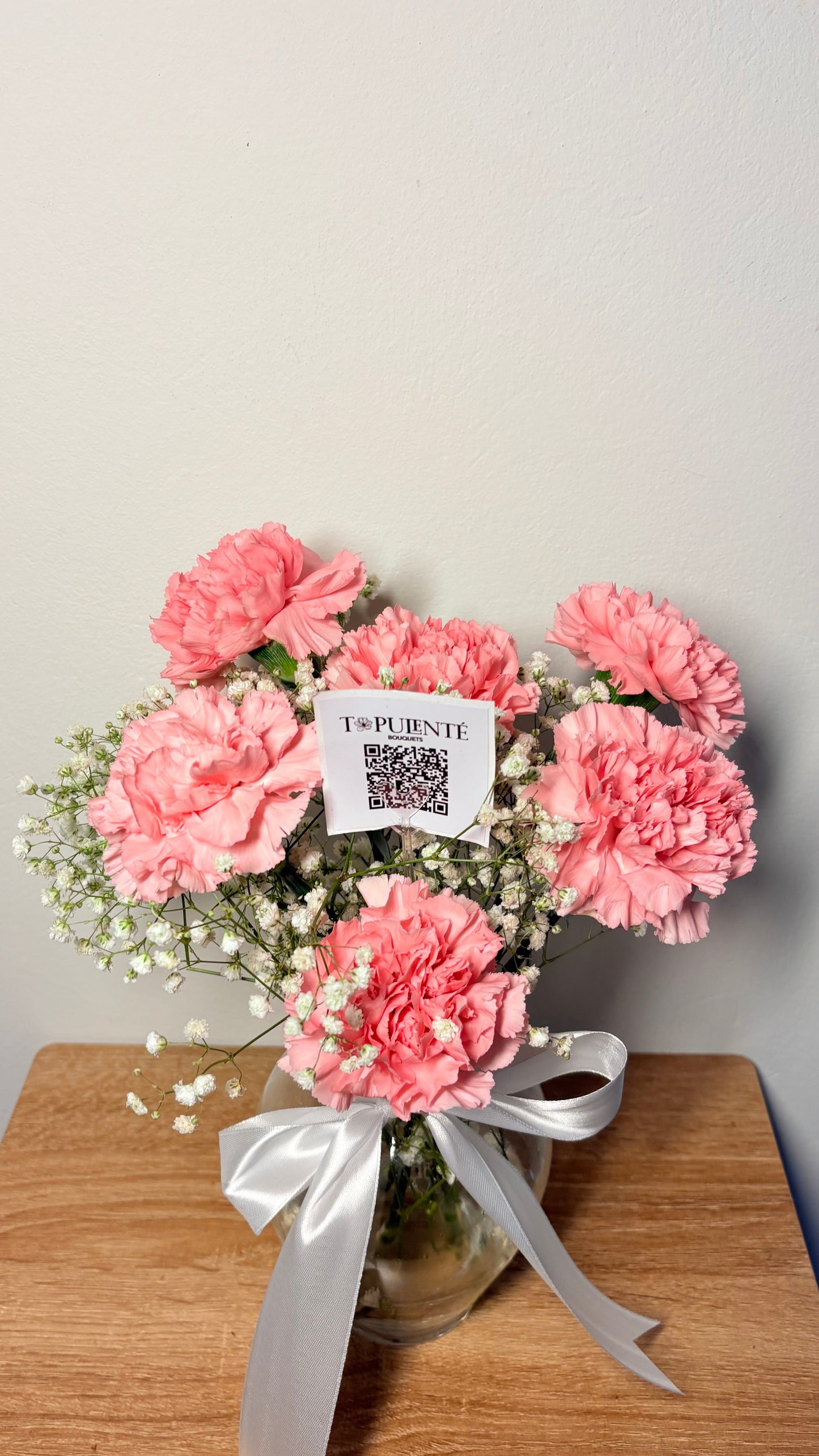 Small Carnation Vase Arrangement
